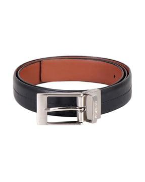 reversible belt with tang buckle closure