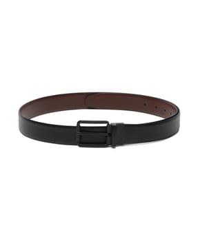reversible belt with tang buckle closure