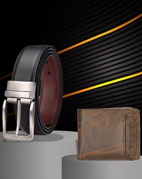 reversible belt with wallet