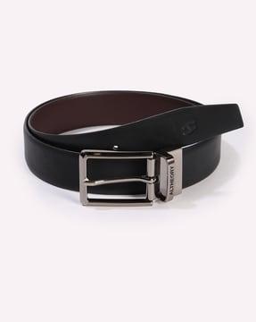 reversible genuine leather belt