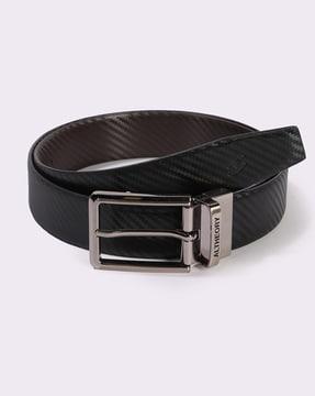 reversible leather belt