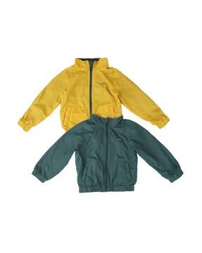 reversible zip-front jacket