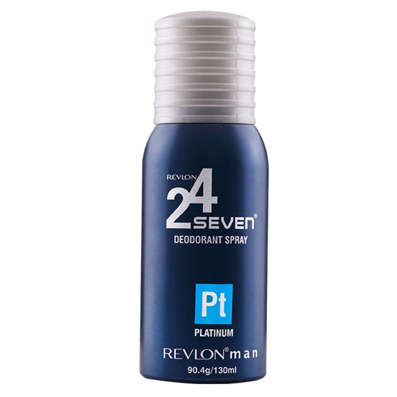 revlon 24 seven perfumed body spray for men - platinum