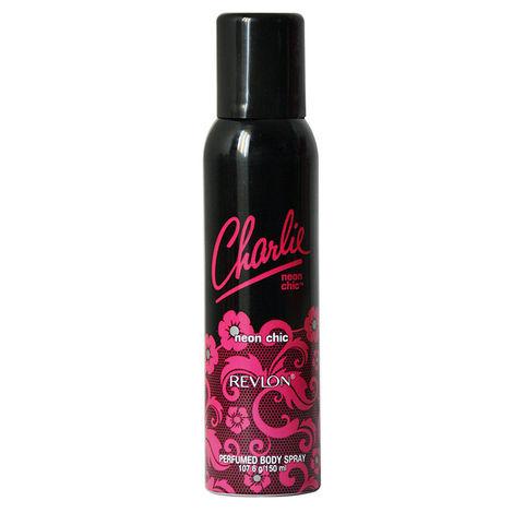 revlon charlie neon chic perfumed body spray150 ml