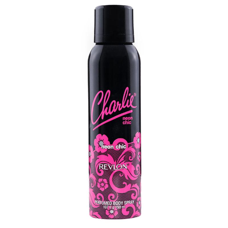 revlon charlie neon chic perfumed body spray