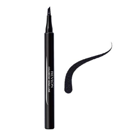 revlon colorstay dramatic wear liquid eye pen-blackest black (wing line)