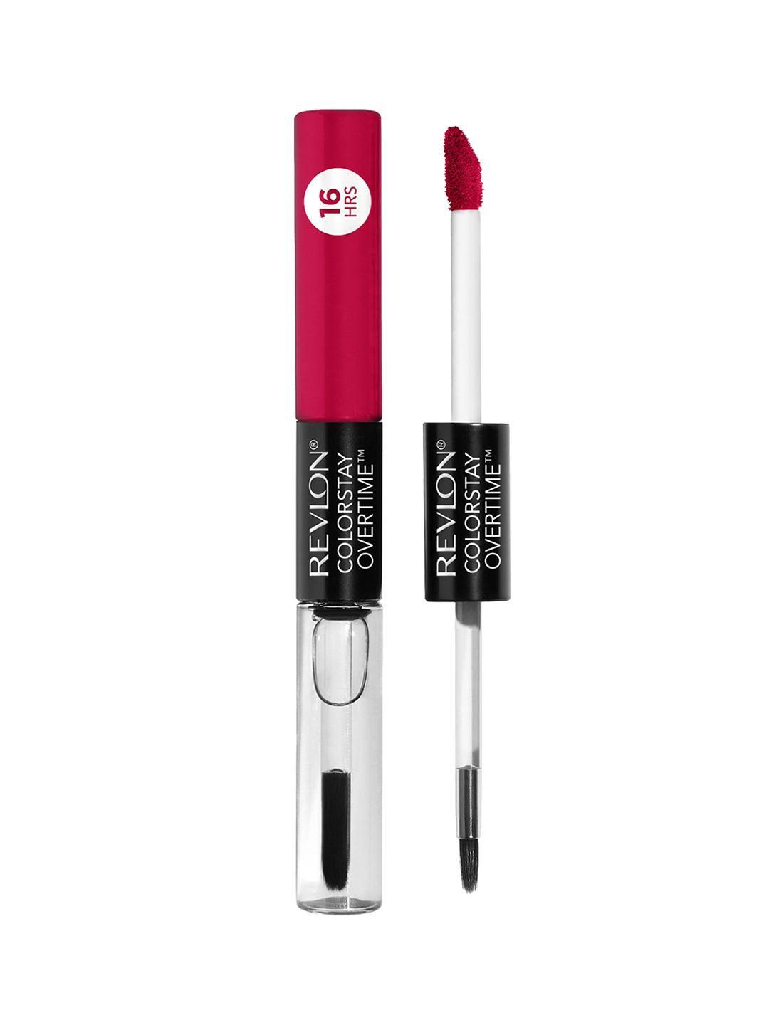revlon colorstay overtime transfer-proof long lasting lip color 4 ml - unending red