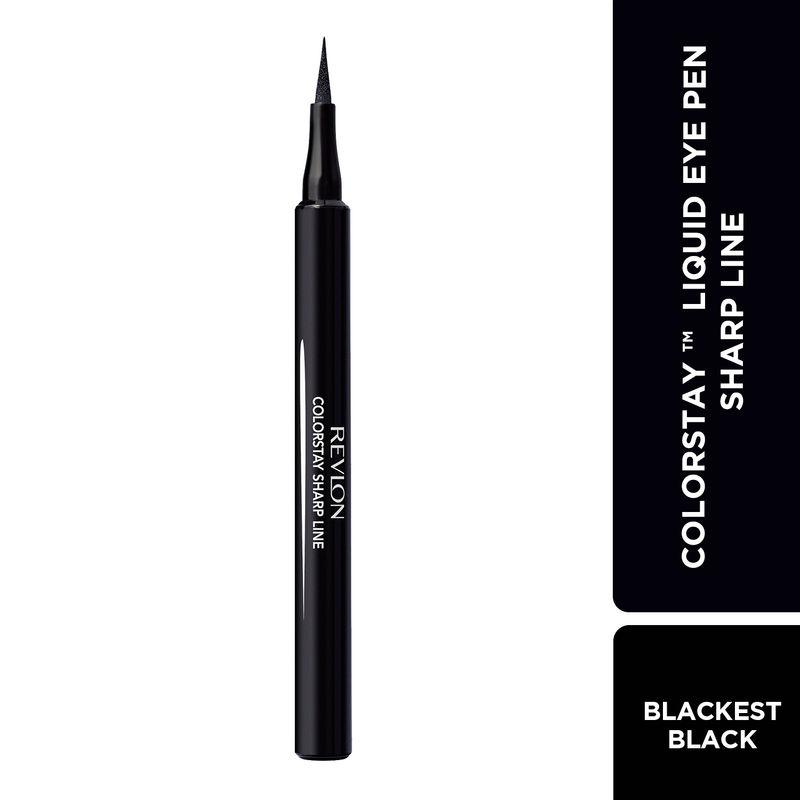revlon colorstay sharp line liquid eye pen - blackest black