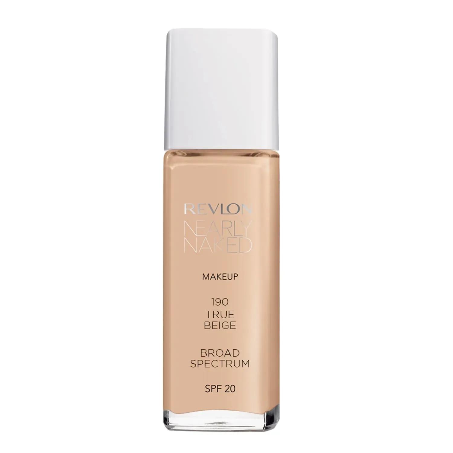 revlon nearly naked makeup foundation - 190 true beige (30ml)