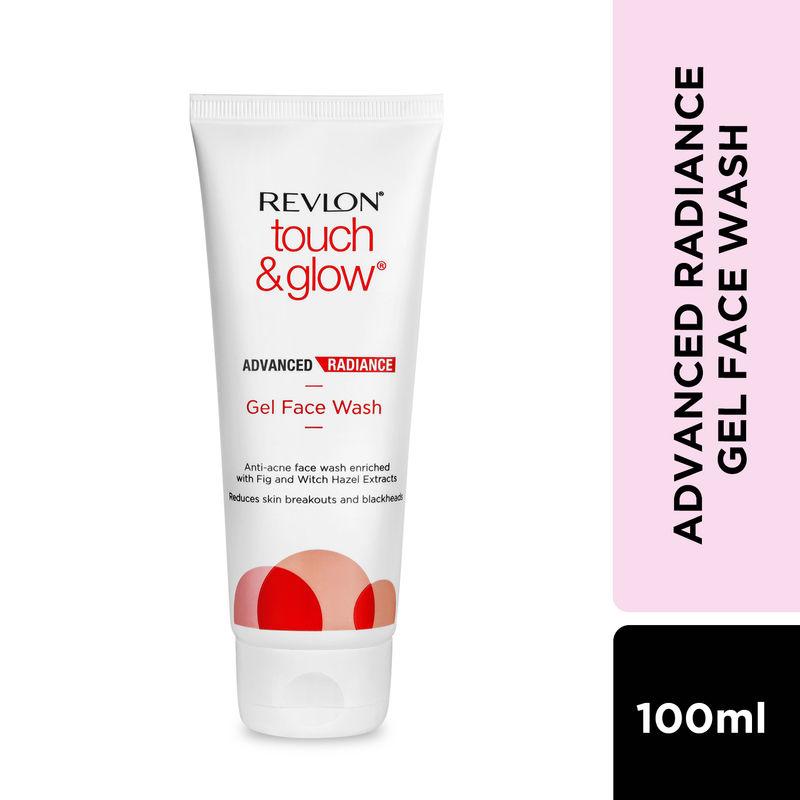 revlon touch & glow advanced radiance gel face wash