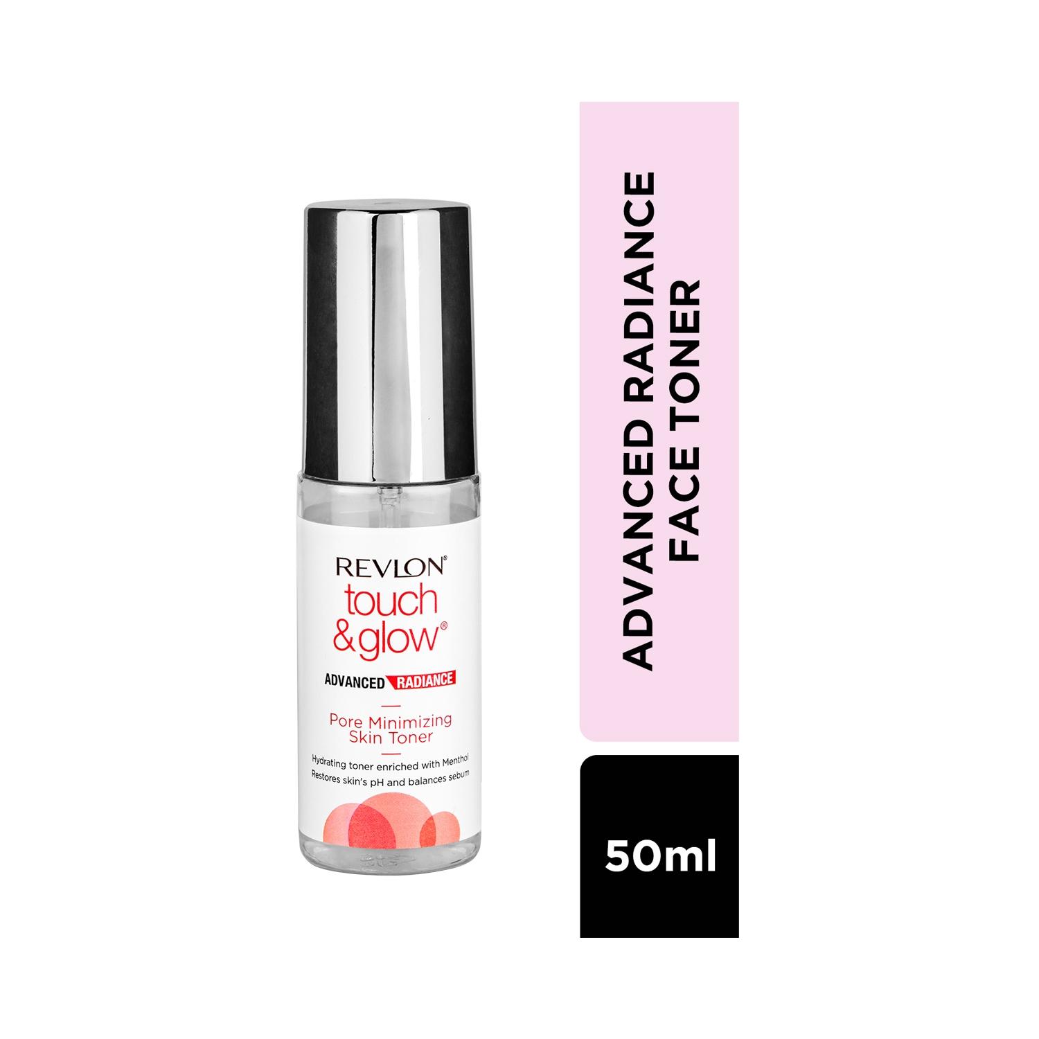 revlon touch & glow advanced radiance pore minimizing skin toner (50g)