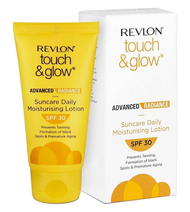 revlon touch & glow advanced radiance sun care moisturizing lotion spf 30 - 50 gm