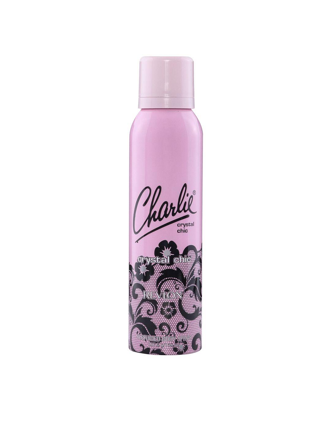 revlon women charlie crystal chic perfumed body spray - 150ml