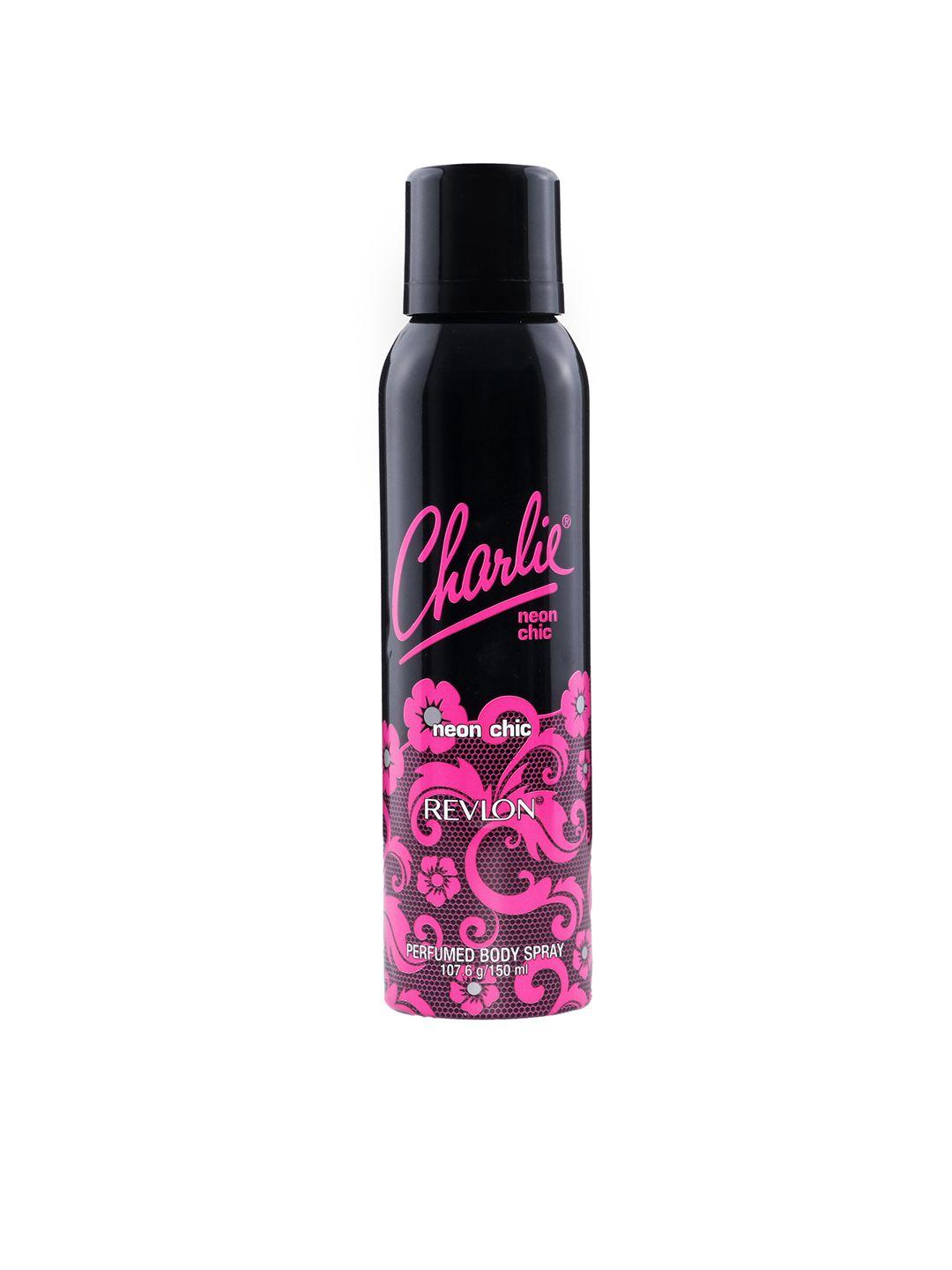 revlon women charlie neon chic perfumed body spray - 150ml