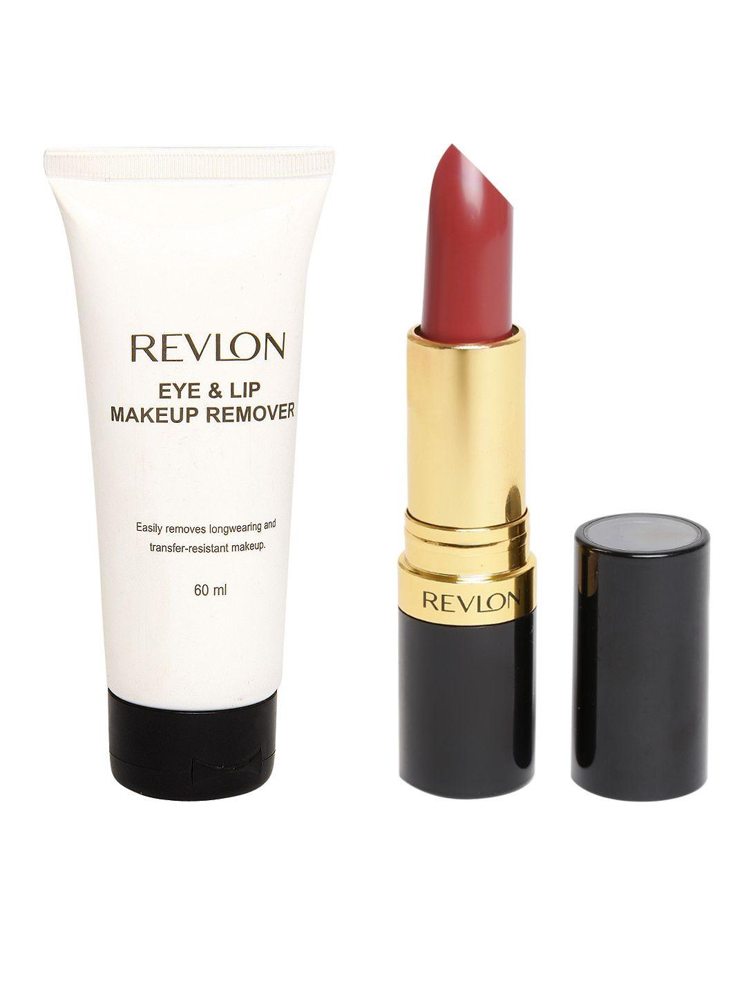 revlon set of makeup remover & lipstick
