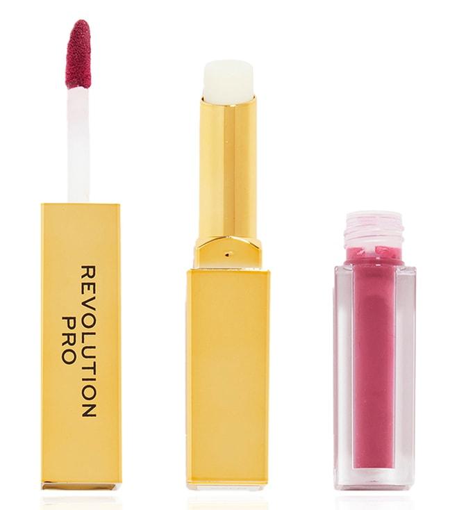 revolution pro supreme stay 24h lip duo lipstick thirst - 1.5 gm