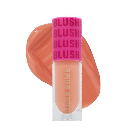 revolution blush bomb cream blusher peach filter