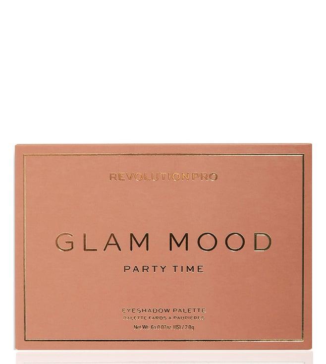 revolution pro glam mood eyeshadow palette party time - 12 gm