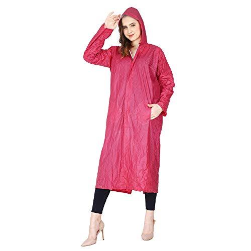 rexburg premium 2023 women's/girl rain coat/rain wear absolute comfortable and made with 100% water proof material. dark pink