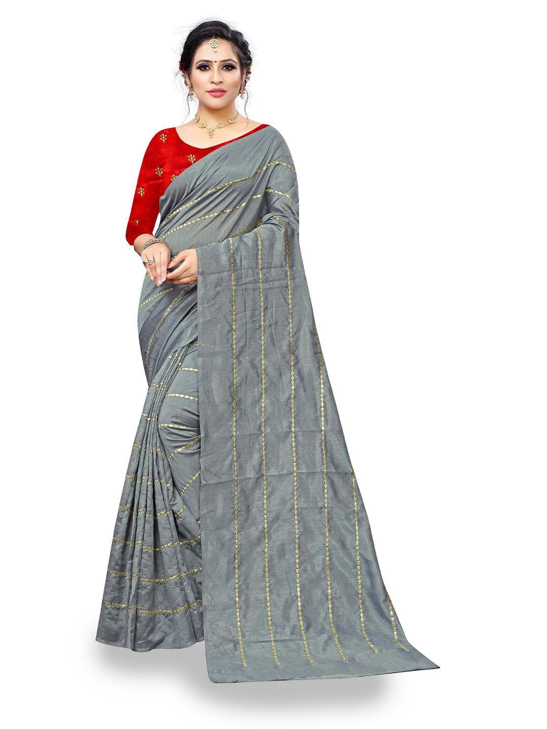 rhey striped gotta patti saree