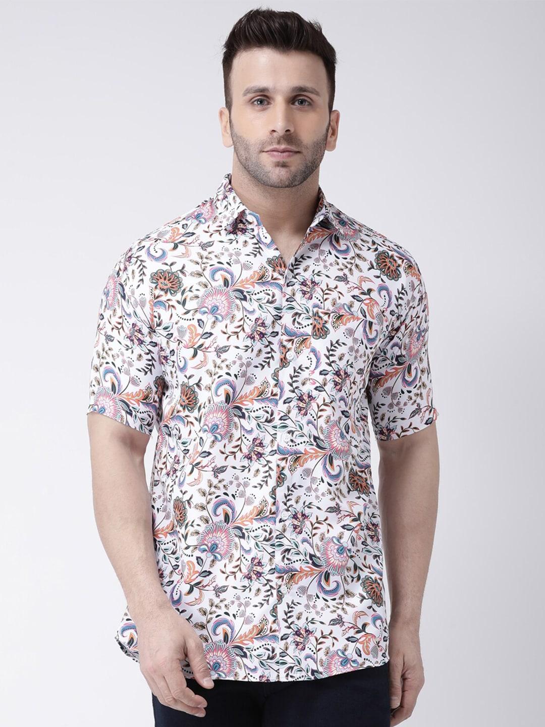 riag men multicoloured floral printed casual shirt