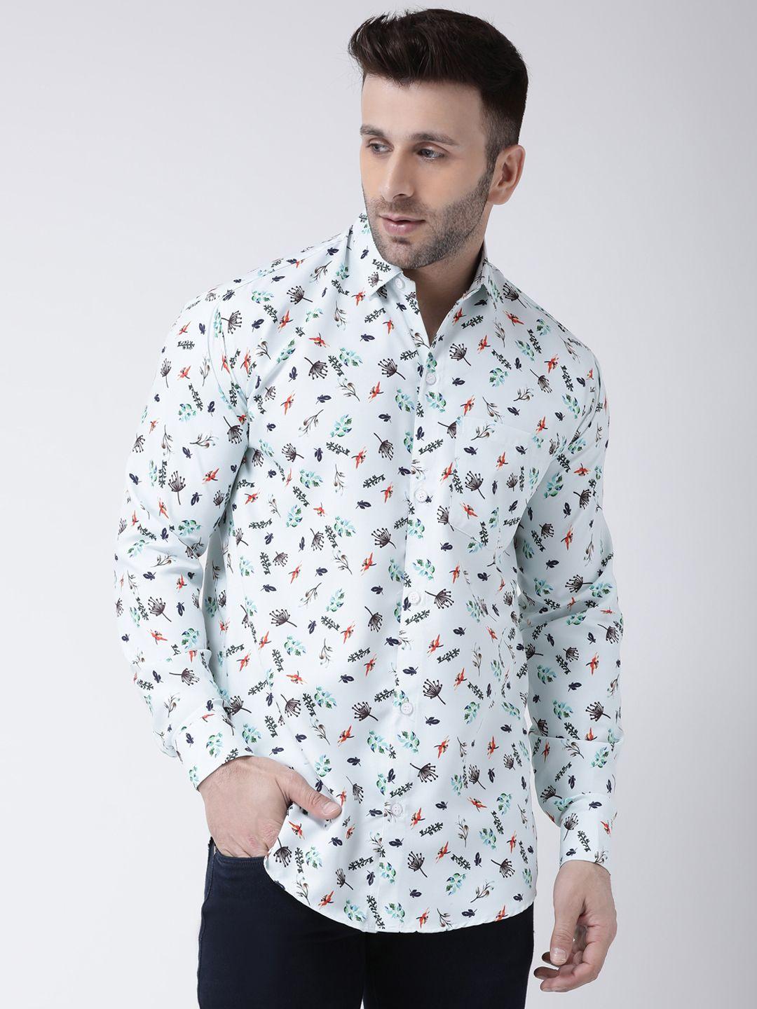 riag floral printed cotton casual shirt