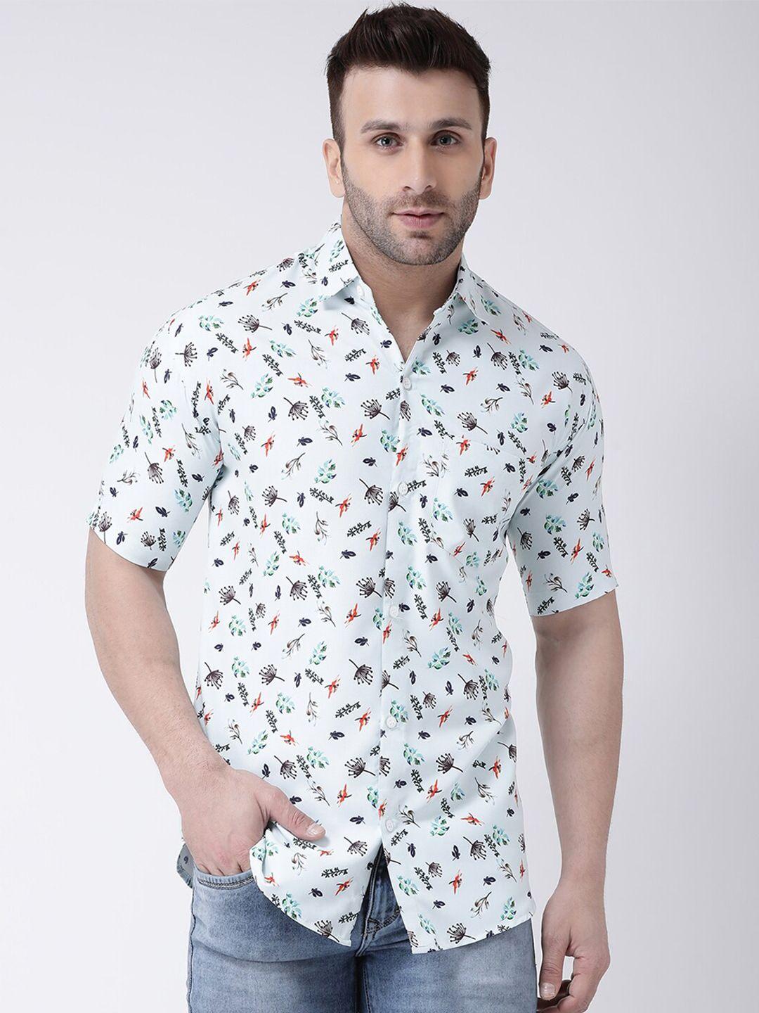 riag men floral printed casual shirt