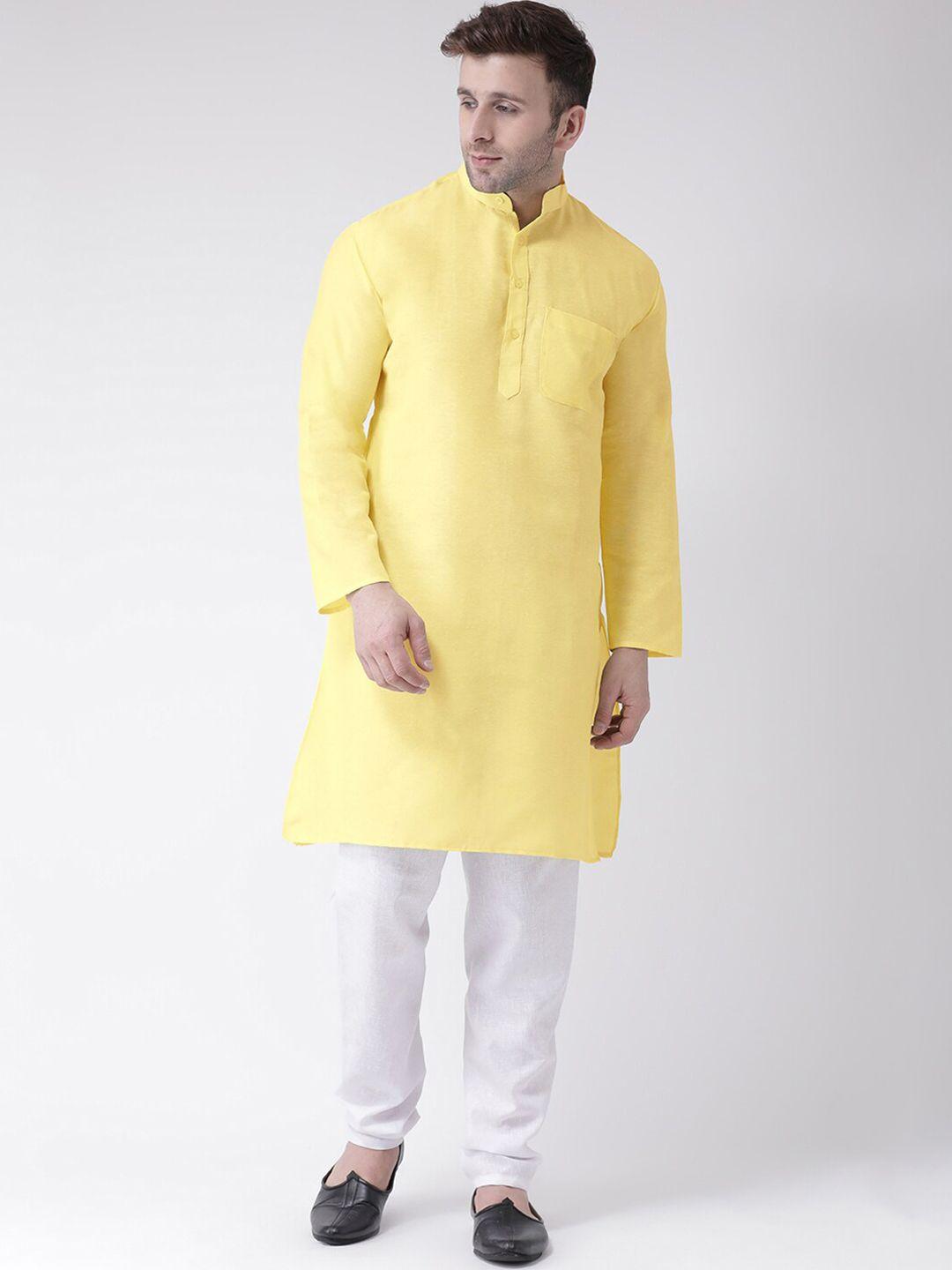 riag men solid kurta with pyjama