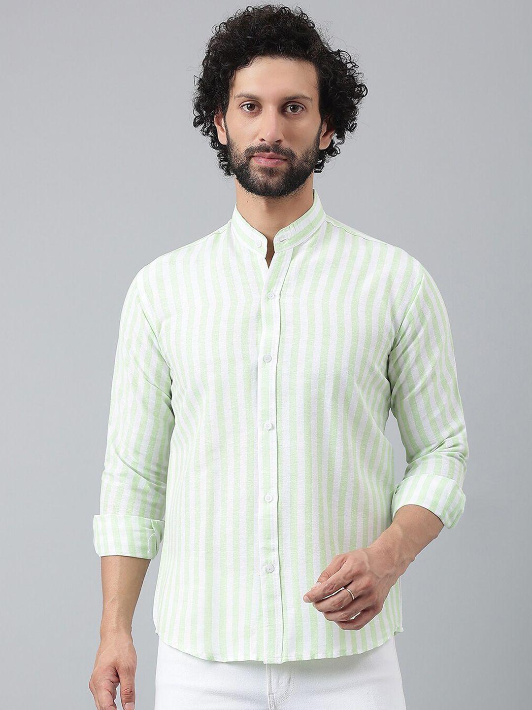 riag men striped casual shirt