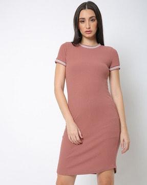 ribbed bodycon dress