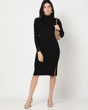 ribbed bodycon dress