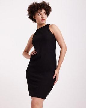 ribbed bodycon dress