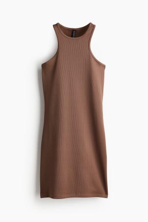 ribbed bodycon dress