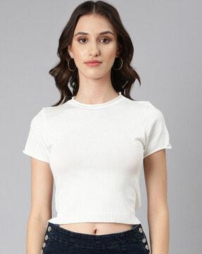 ribbed crop top