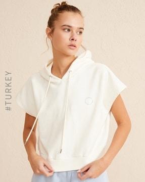 ribbed hems hoodie