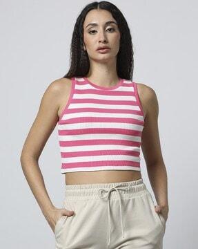 ribbed regular fit t-shirt