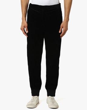 ribbed relaxed fit joggers