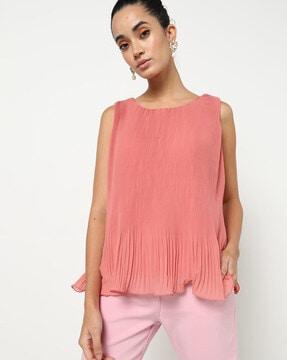 ribbed sleeveless top