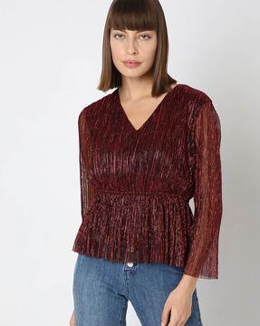 ribbed top with full sleeves