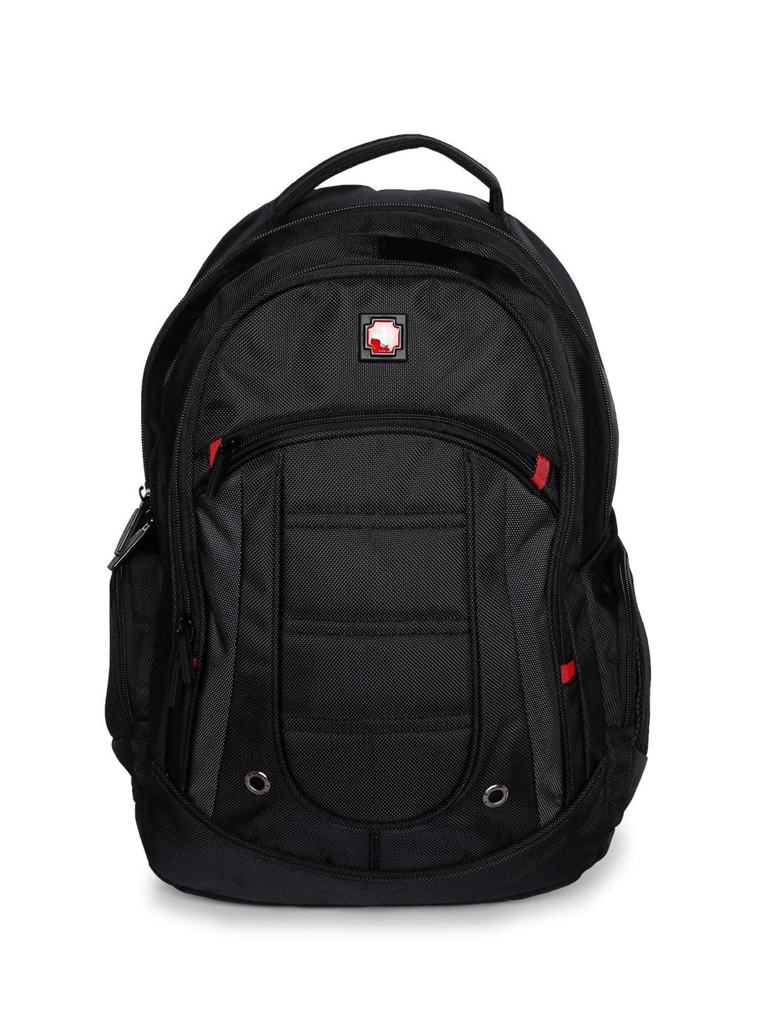 ribe black color soft medium size backpack - q219blrib001u