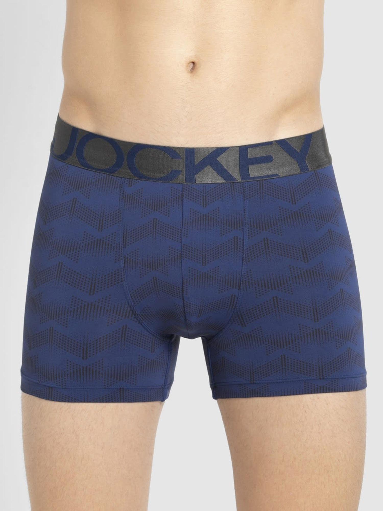 rich royal blue printed trunk