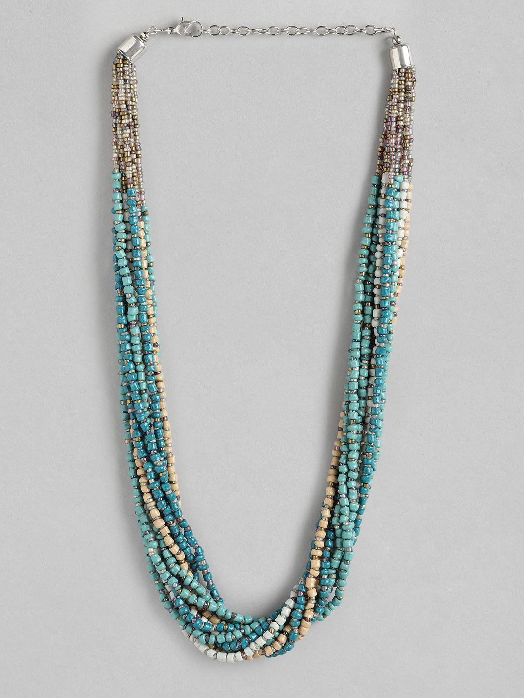 richeera beaded multi-layered statement necklace