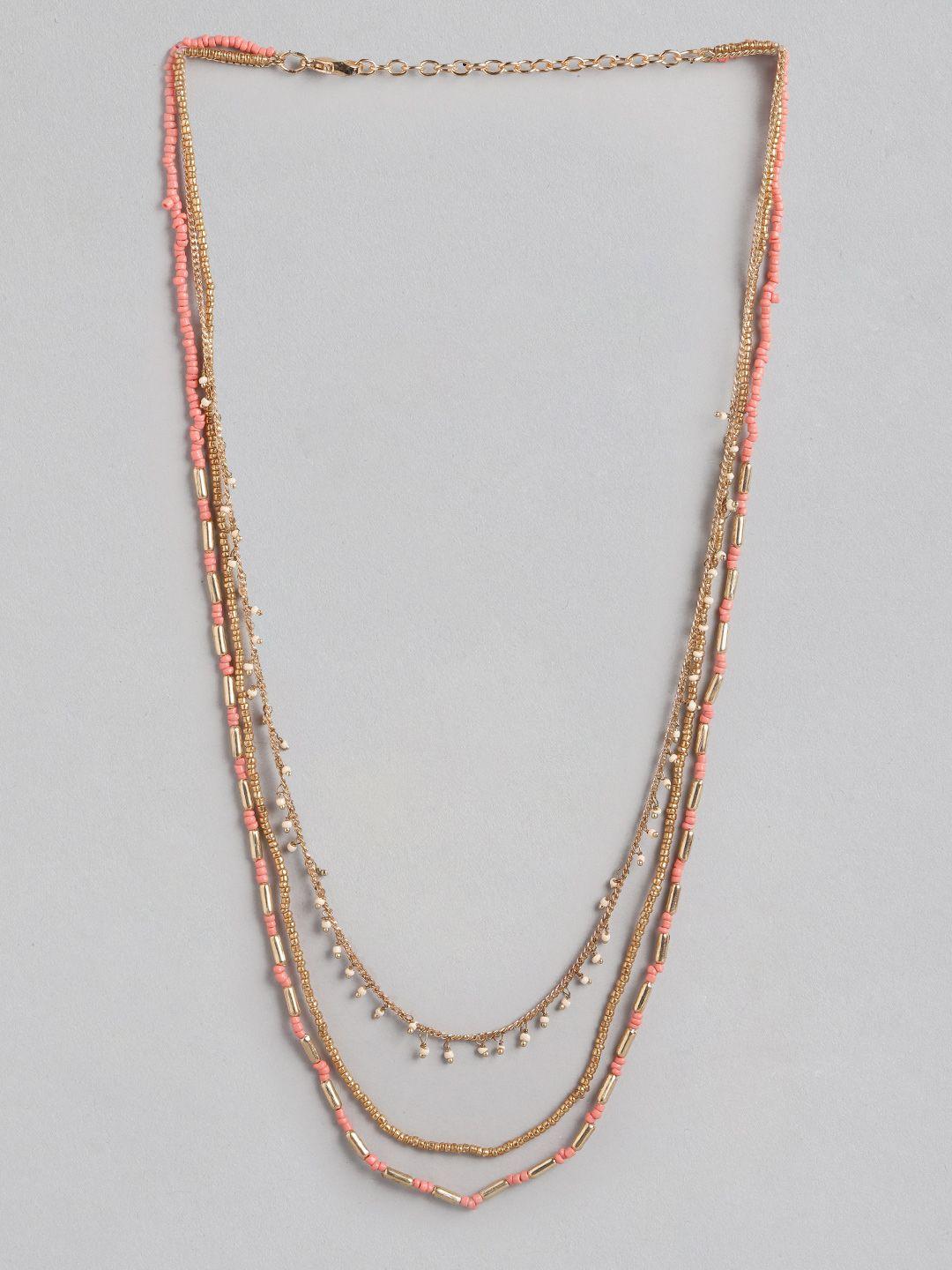 richeera gold-plated layered necklace