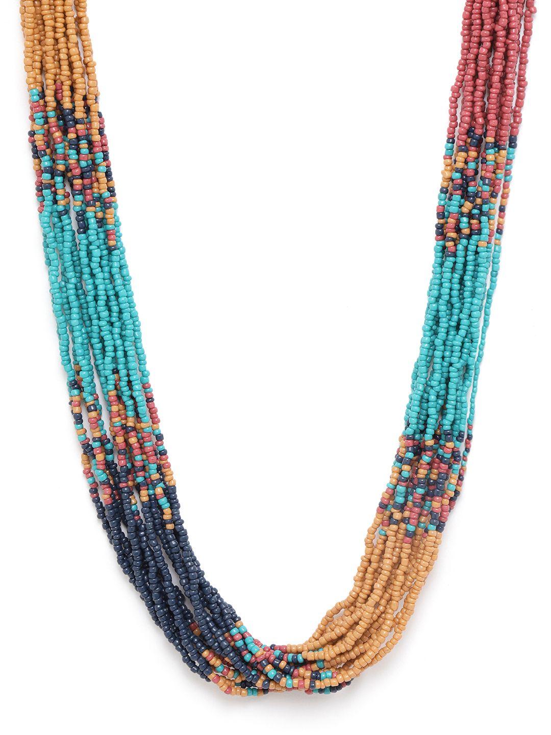 richeera multicoloured beaded necklace