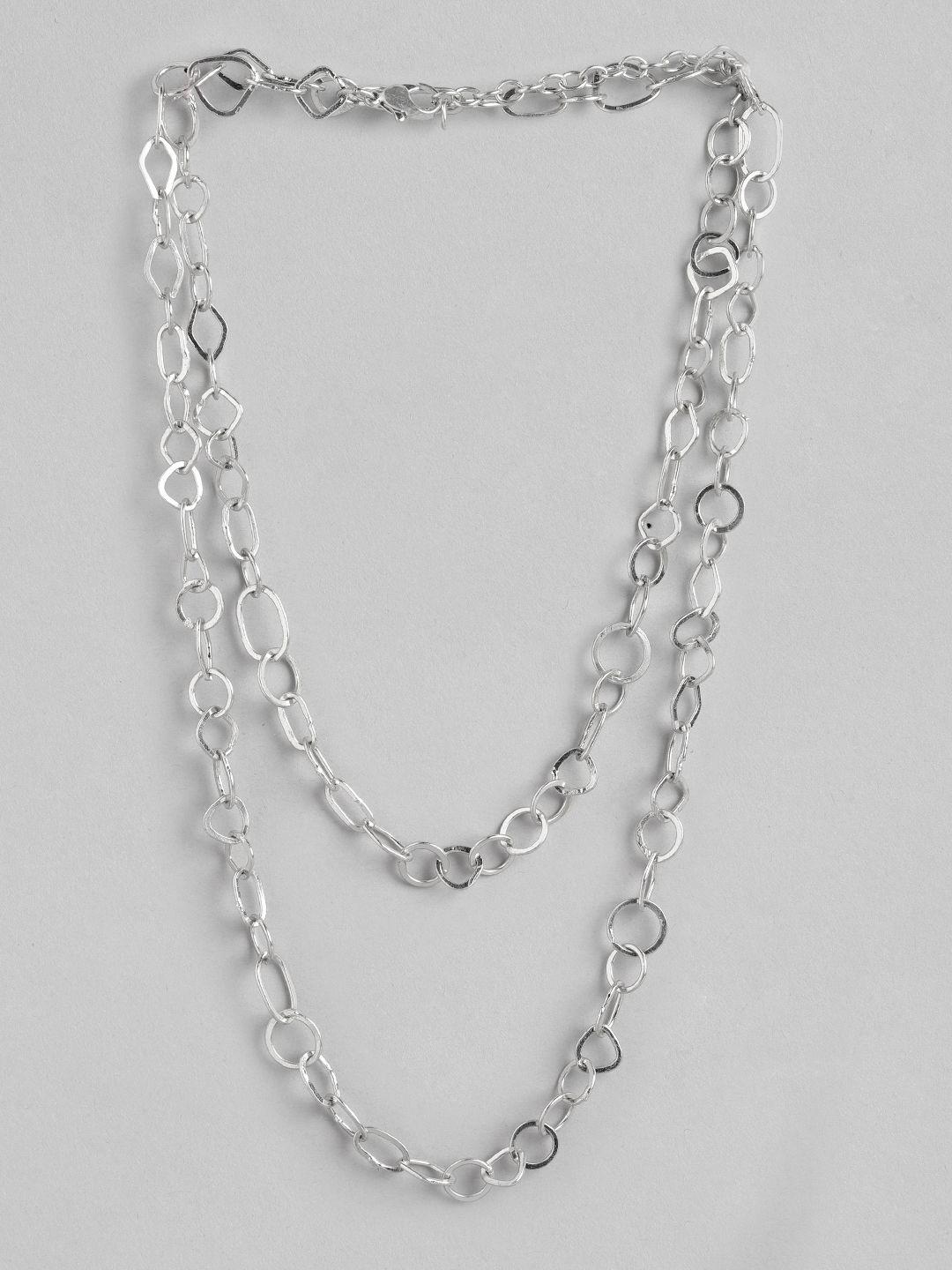 richeera silver-plated layered necklace