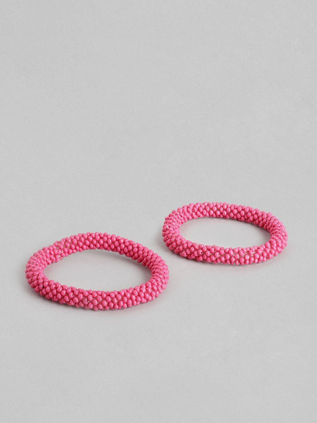 richeera women pink elasticated bracelet