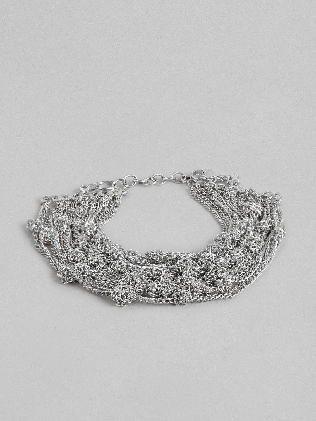 richeera women silver-plated armlet bracelet