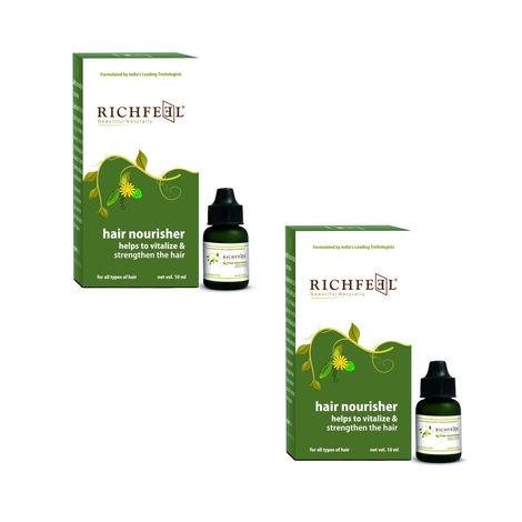 richfeel hair nourisher - pack of 2 (10 ml)