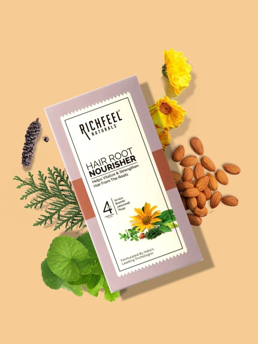 richfeel hair root nourisher serum with brahmi & almonds - 80 ml
