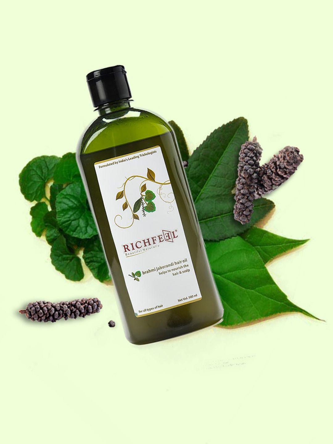 richfeel brahmi jaborandi hair oil - 500 ml